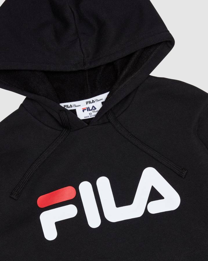 2HNL3110 черен FILA класическа детска качулка fila black