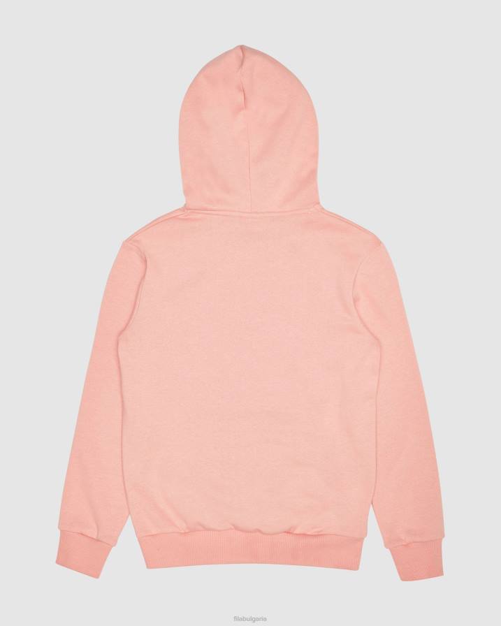 2HNL3122 мека роза FILA класическа детска качулка fila mellow rose