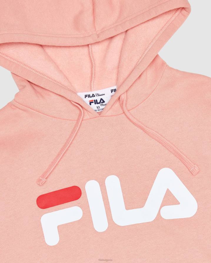 2HNL3122 мека роза FILA класическа детска качулка fila mellow rose