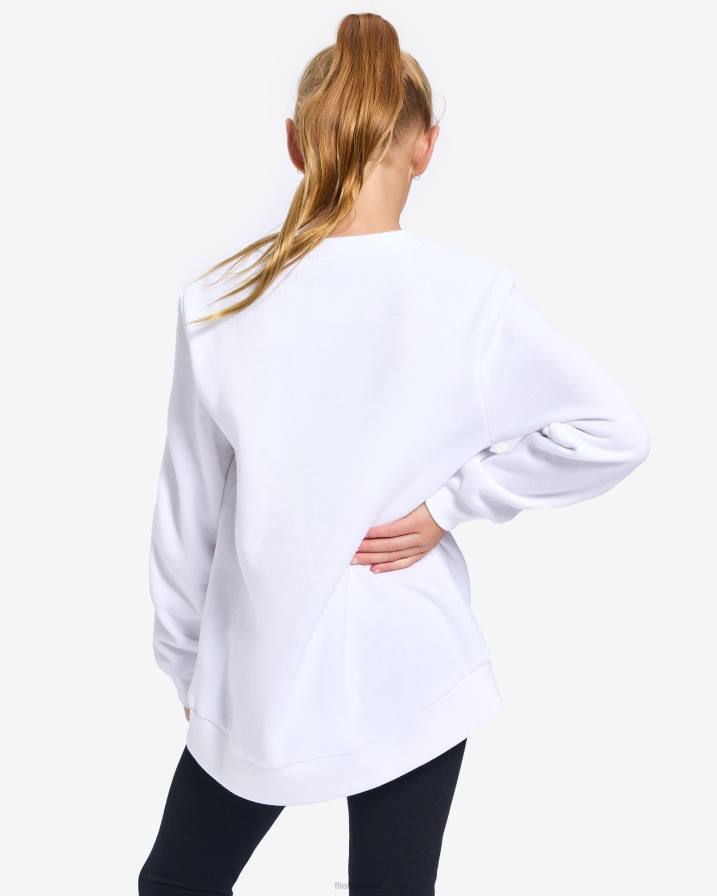 2HNL3154 бяло FILA fila white natasha момичета екипаж