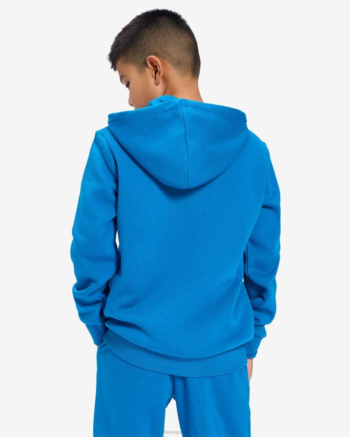 2HNL3138 миконос синьо FILA mykonos blue детска значка 2.0 качулка fila