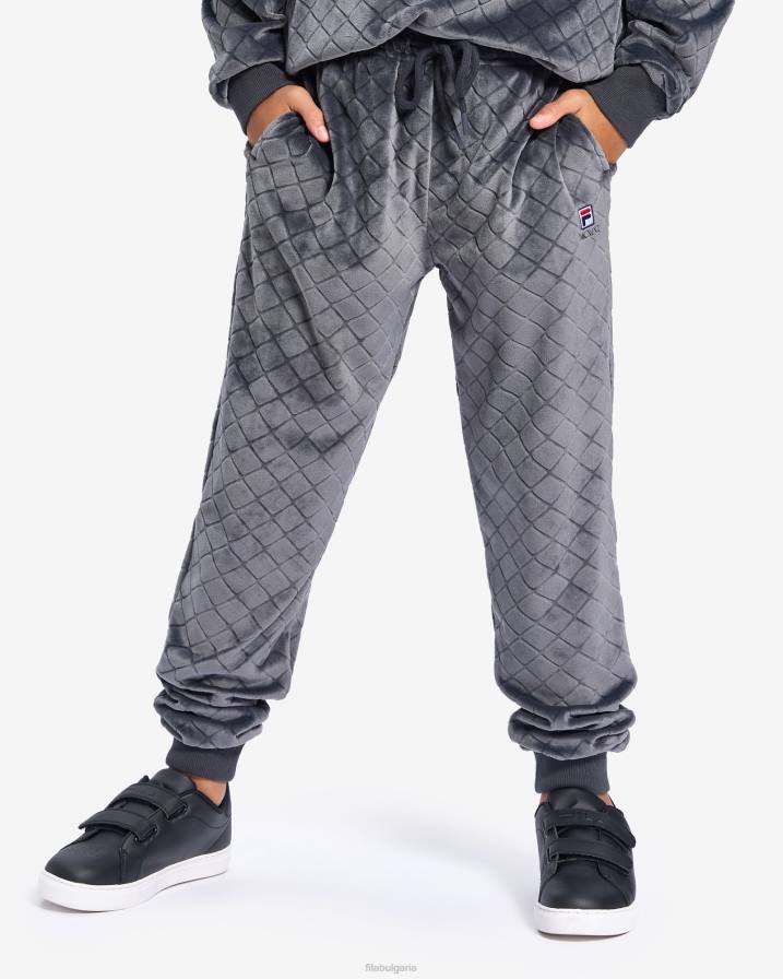 2HNL3140 черна стрида FILA детски панталон sloane fila black oyster