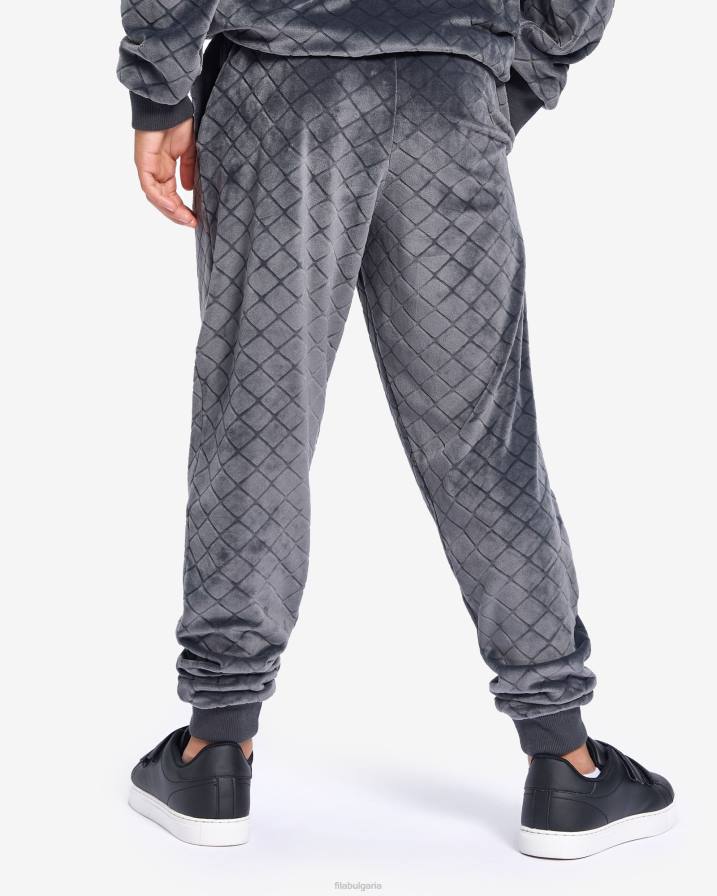 2HNL3140 черна стрида FILA детски панталон sloane fila black oyster