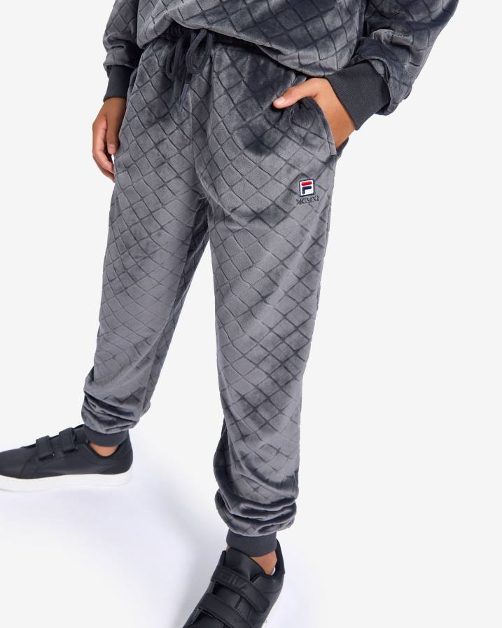 2HNL3140 черна стрида FILA детски панталон sloane fila black oyster