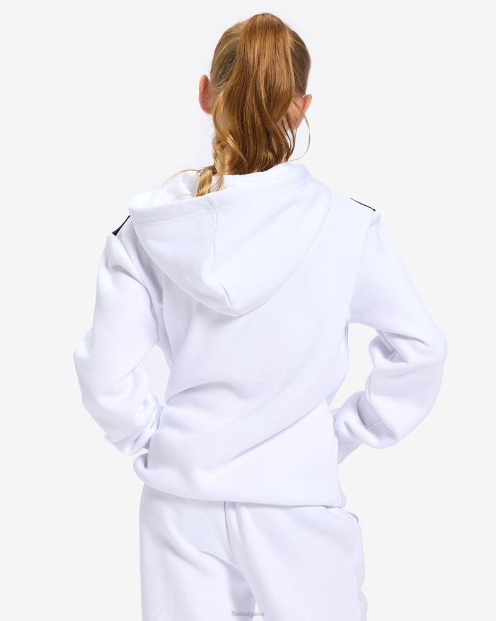 2HNL3141 бяло FILA бяла детска значка fila 2.0 качулка