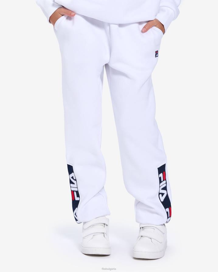 2HNL3146 бяло FILA детска значка 2.0 панталон фила бял