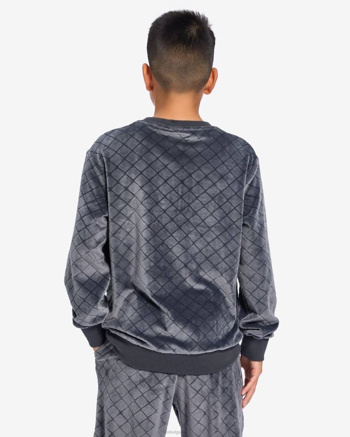 2HNL3149 черна стрида FILA детски sloane crew black oyster fila