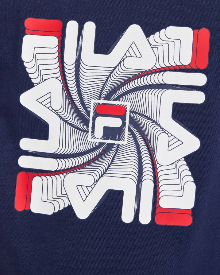 2HNL3077 нов флот FILA момчешка тениска ryan new blue fila