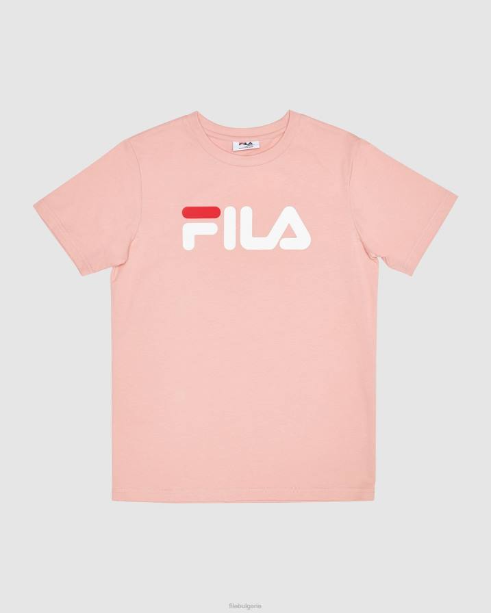 2HNL3100 мека роза FILA класическа детска тениска fila mellow rose