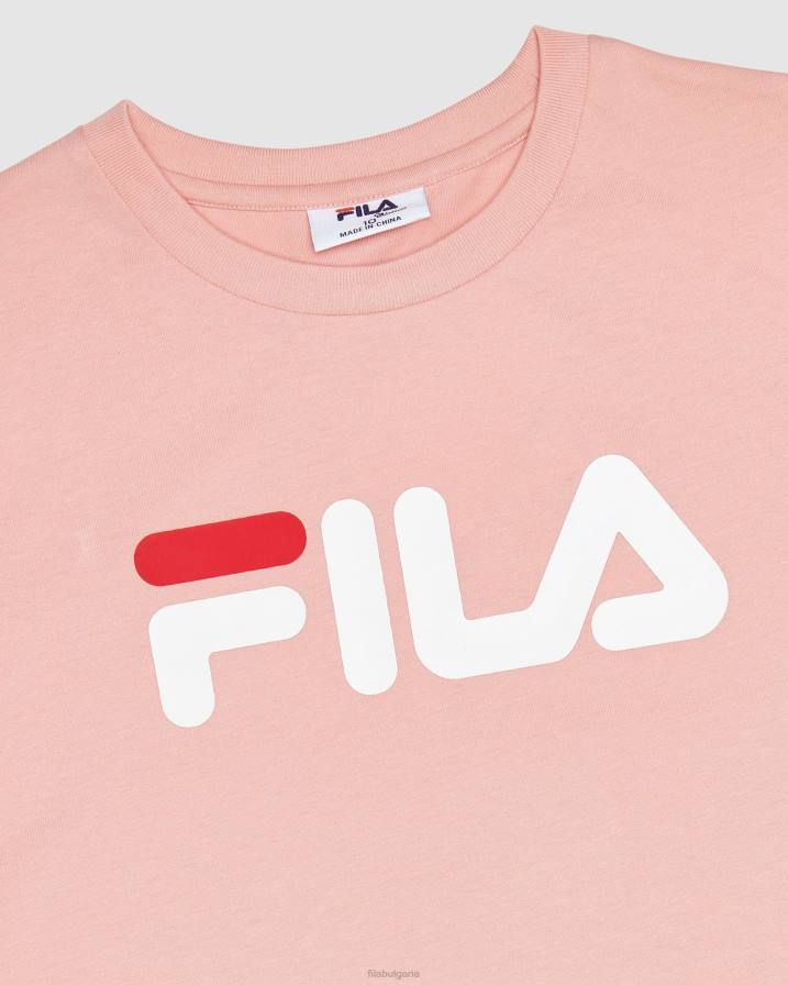 2HNL3100 мека роза FILA класическа детска тениска fila mellow rose