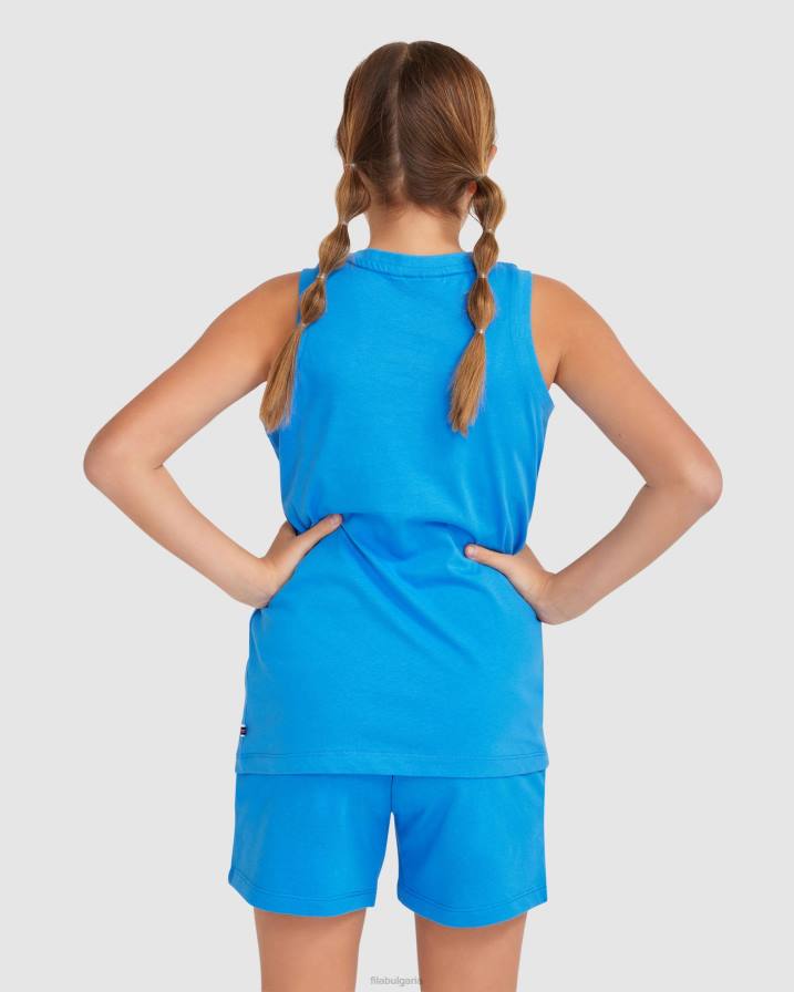 2HNL3074 супер соник FILA детски паркър танк фила супер соник