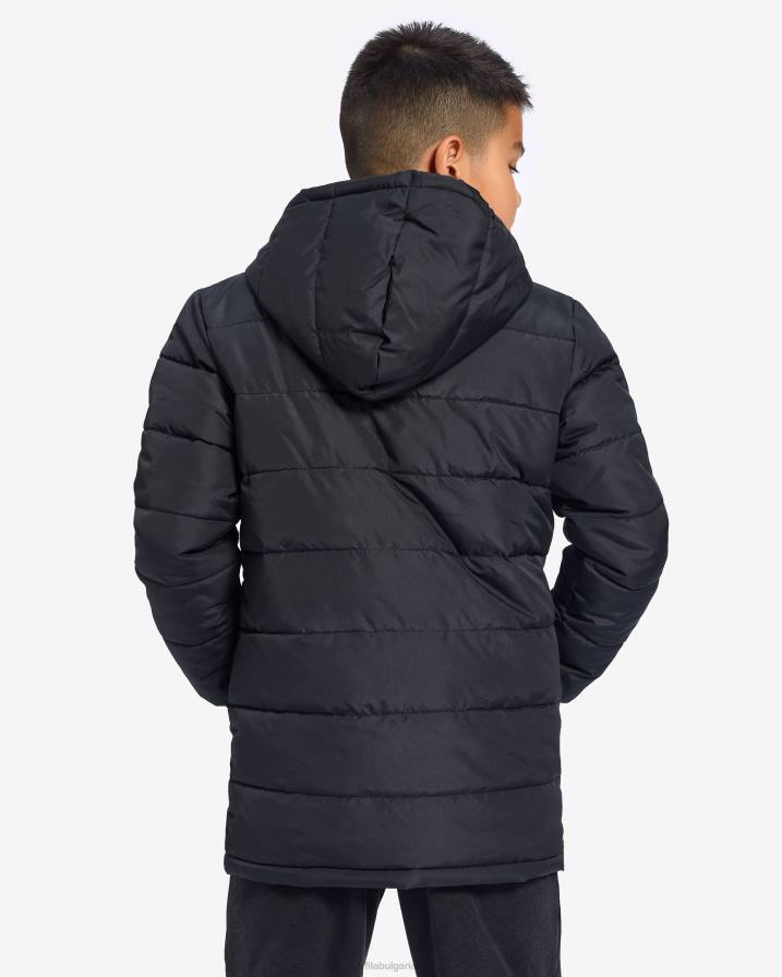 2HNL3163 черен FILA fila boys maxim пухено яке черно