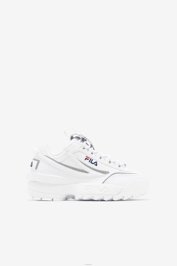 2HNL2057 бяло/морско/червено FILA big kids' disruptor 2 exp white/navy/red fila