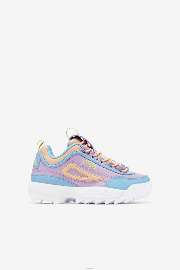 2HNL2067 синьо/бяло/орхидея FILA blue/white/orchid fila big kids' disruptor 2 premium