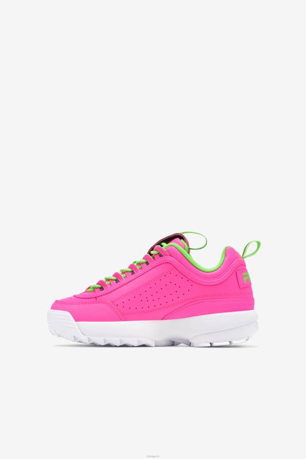 2HNL2070 розово/зелено/бяло FILA розов/зелен/бял голям детски disruptor 2 premium fila