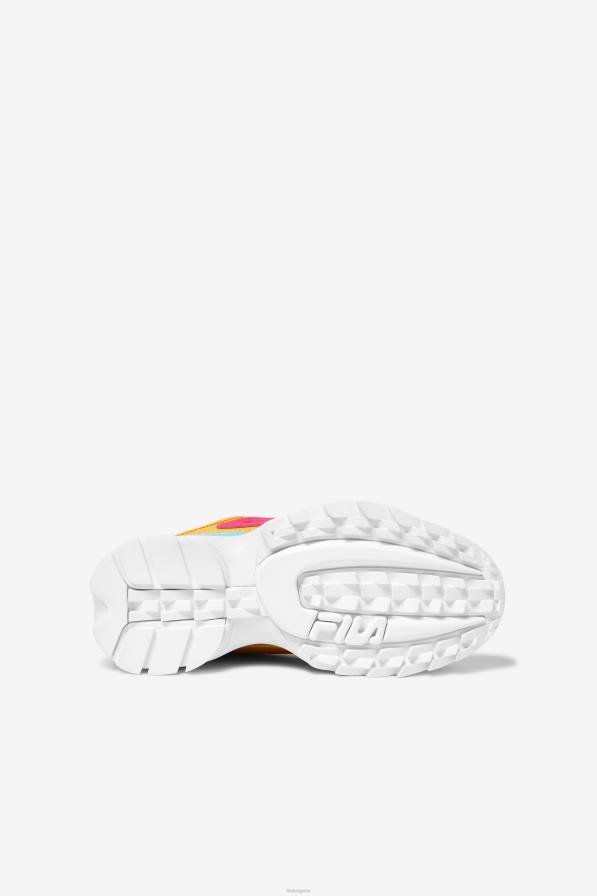 2HNL2071 лимон/дива розово/синя риба FILA fila big kids' disruptor 2 premium lemon/diva pink/bluefish