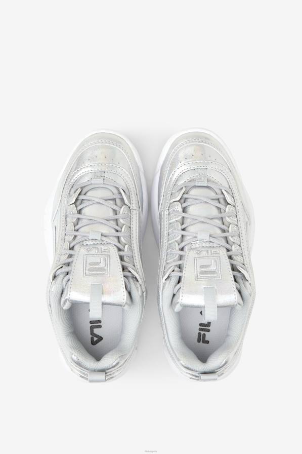 2HNL2075 преливащ се FILA големи детски disruptor 2 premium iri иридесцентна фила