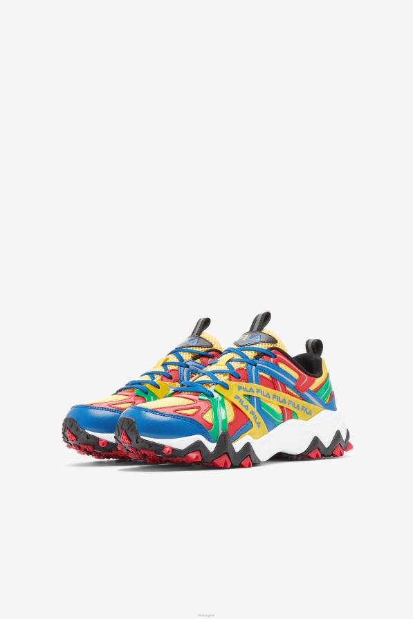 2HNL2077 лимонено/червено/имперско синьо FILA fila големи детски електромонт лимон/червено/имперско синьо