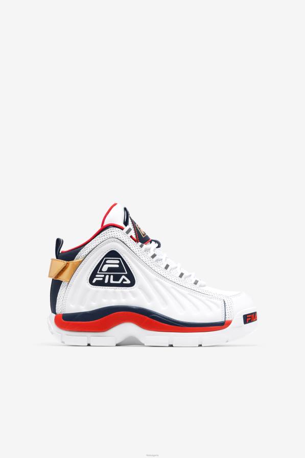 2HNL2101 бяло/синьо/червено FILA fila big kids' grant hill 2 game break white/blues/red