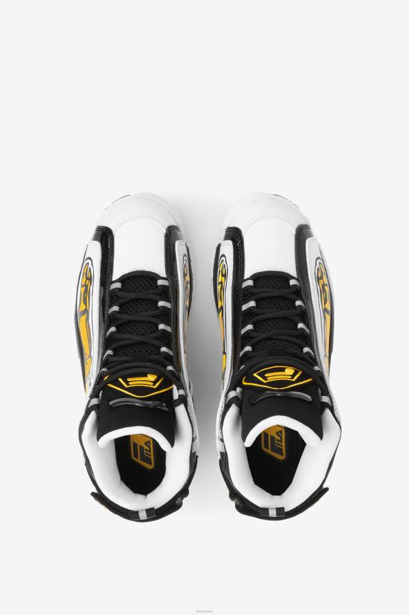 2HNL2106 бяло/черно/лимон FILA бял/черен/лимон голям детски грант хил 2 състезателна фила