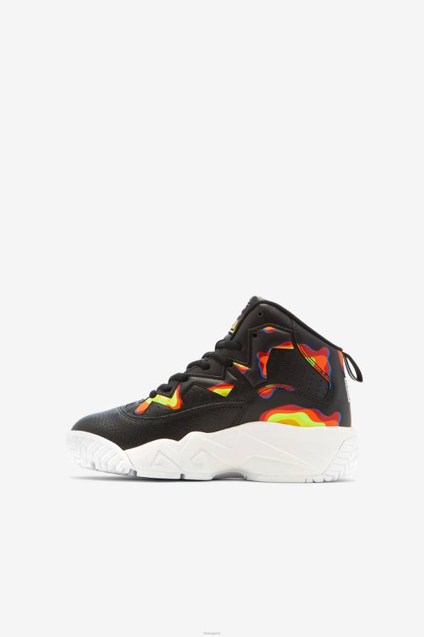 2HNL2115 черно/червено оранжево/червено FILA черно/червено оранжево/червено фила големи детски мб