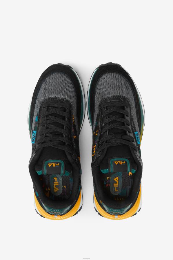 2HNL2168 черен/юнски буболечка/шафран FILA големи детски renno fila black/june bug/шафран