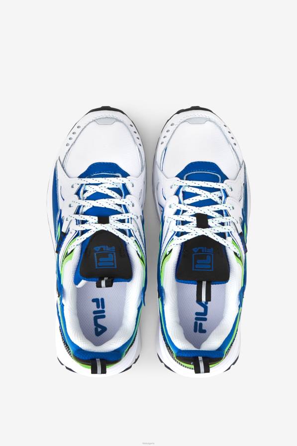 2HNL2173 бяло/синьо/зелено FILA fila голям детски санденал бял/син/зелен
