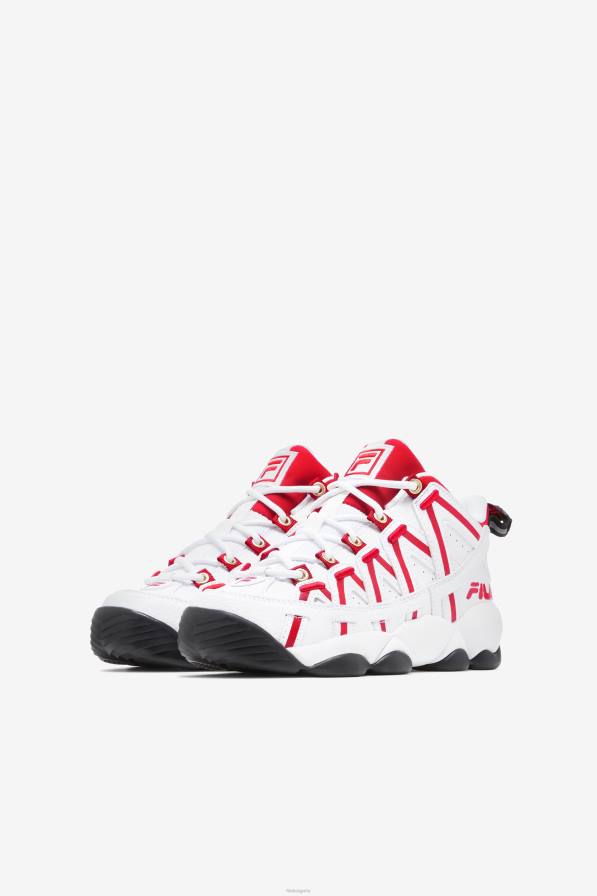 2HNL2178 бяло/червено/черно FILA бели/червени/черни големи детски стакхаус спагети фила