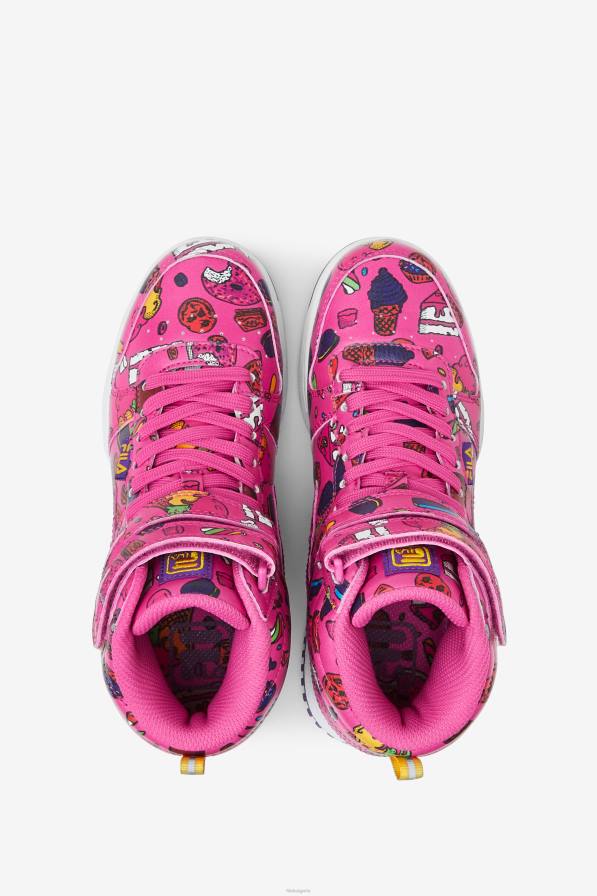 2HNL2205 захарна слива/лилаво/лимон FILA захарна слива/лилаво/лимон фила малки деца f-14