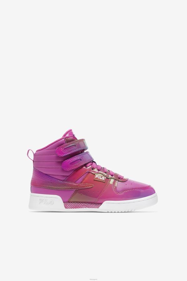 2HNL2211 преливащо/лилаво/бяло FILA ирисцентен/лилав/бял фила малък детски f-14 ирисцент