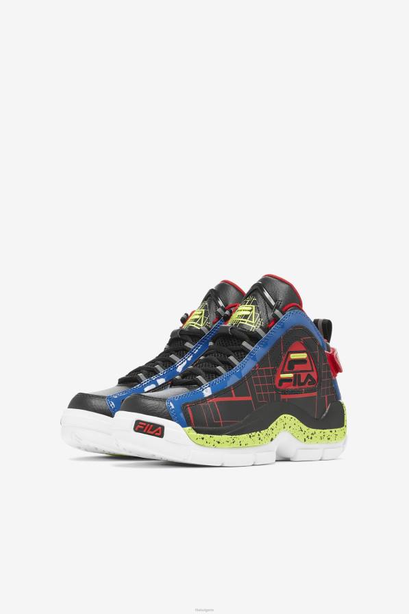2HNL2215 черно/синьо/червено FILA fila малки детски Grant Hill 2 черен/син/червен