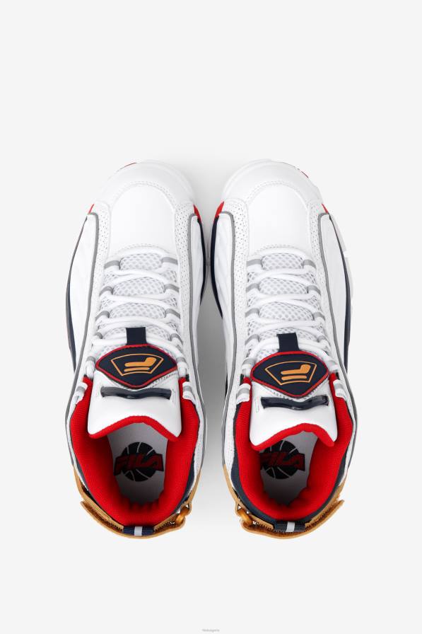 2HNL2225 бяло/синьо/червено FILA малки деца грант хил 2 игра брейк бели/блус/червени фила