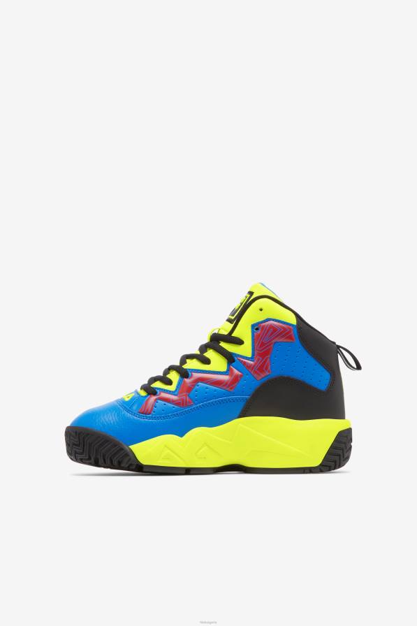 2HNL2232 черно/жълто/червено FILA черни/жълти/червени малки детски mb fila