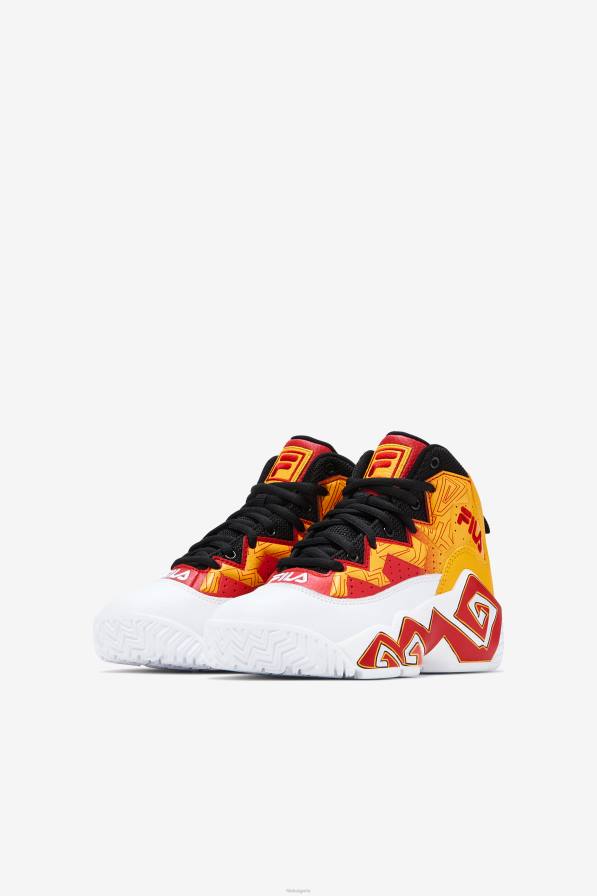 2HNL2246 бяло/златно/червено FILA малки детски mb fila бяло/златно/червено