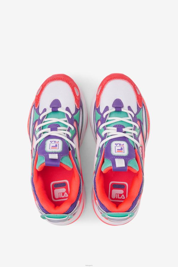 2HNL2275 бяло/огнен корал/лилаво FILA fila малки детски ray tracer apex бял/огнен корал/лилав