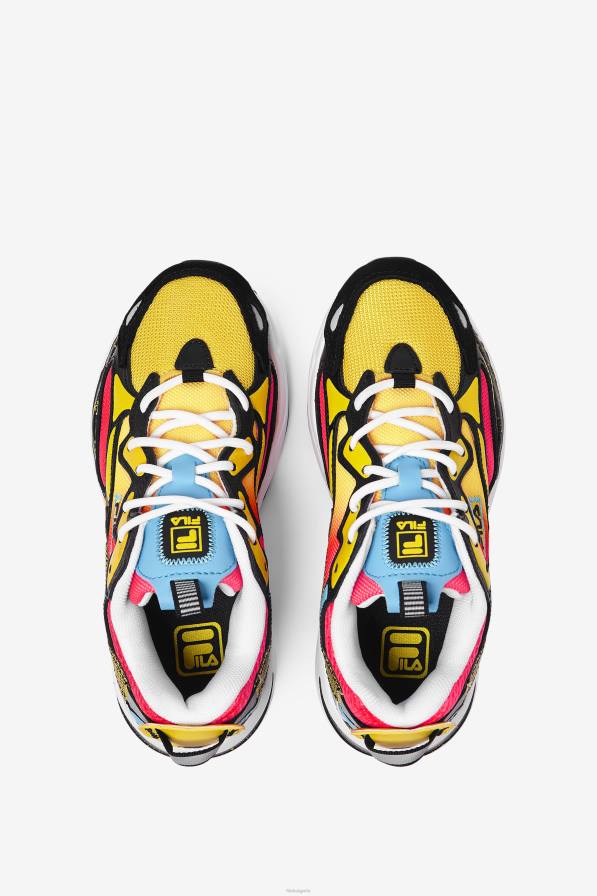 2HNL2276 черно/дива розово/бяло FILA малък детски ray tracer apex fila black/diva pink/white