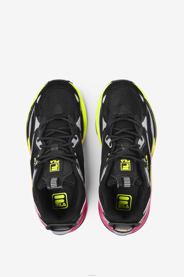 2HNL2279 черно/жълто/наситено розово FILA малки детски ray tracer apex black/yellow/deep pink fila