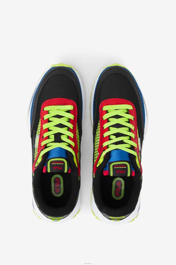 2HNL2282 черно/синьо/червено FILA малки детски renno fila черно/синьо/червено