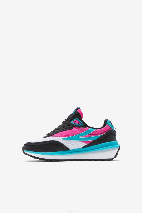 2HNL2285 черно/розово гло/бяло FILA малки детски renno черно/розово гло/бяло фила