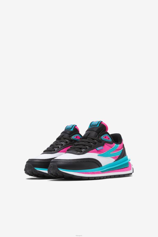 2HNL2285 черно/розово гло/бяло FILA малки детски renno черно/розово гло/бяло фила