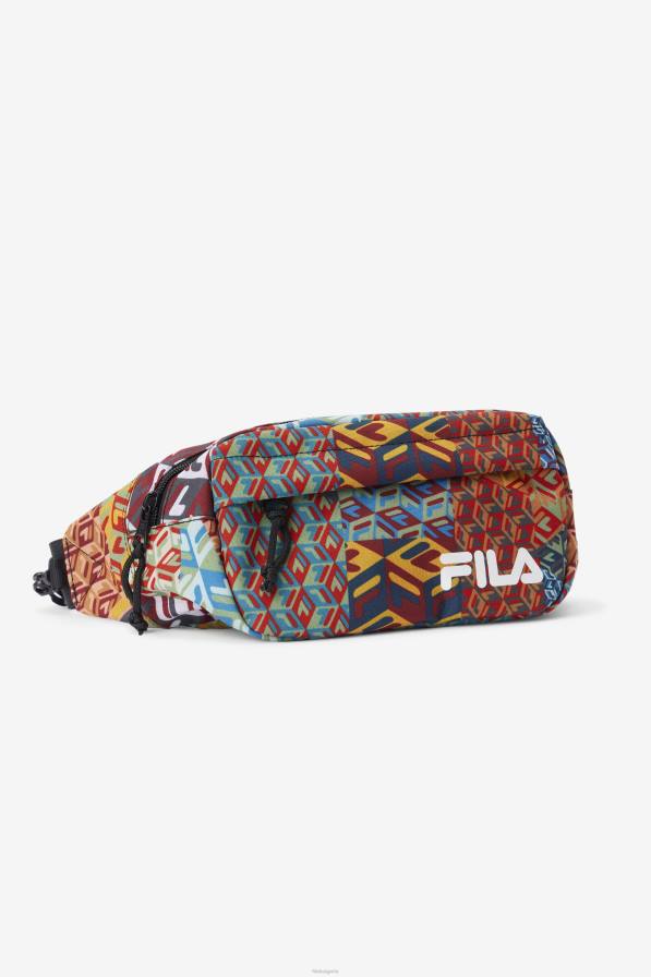 2HNL958 океан/жълто/бяло FILA fila океан/жълто/бяло jorina patch print фани пакет
