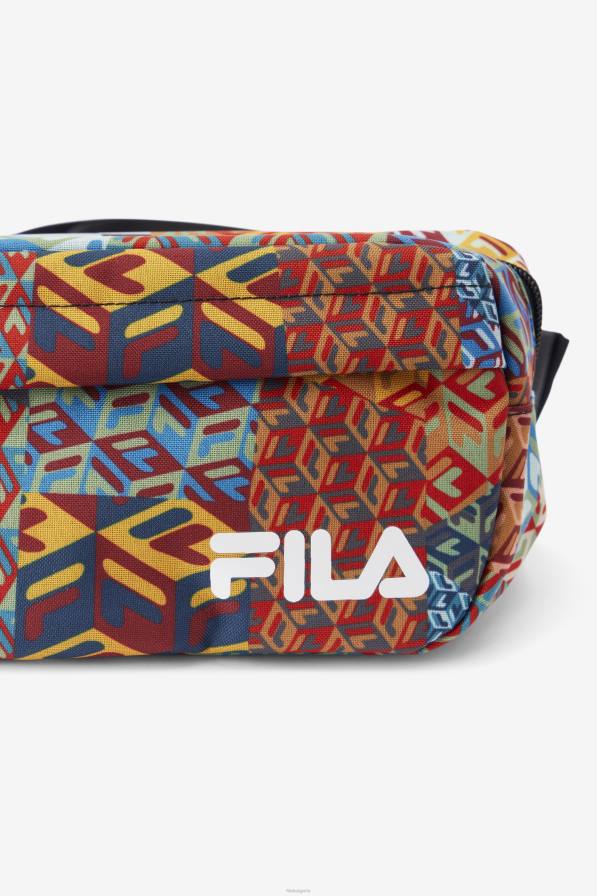 2HNL958 океан/жълто/бяло FILA fila океан/жълто/бяло jorina patch print фани пакет