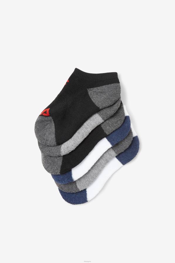 2HNL1068 мулти FILA мулти детски меки чорапи без показване 10 пакета fila