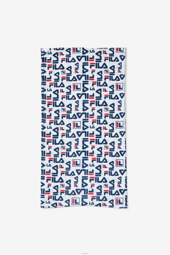 2HNL1030 бяло мулти FILA fila бяла много повтаряща се лого гета