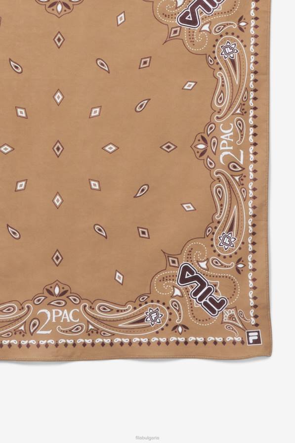 2HNL959 тютюнево кафяво FILA 2pac бандана тютюнево кафява фила
