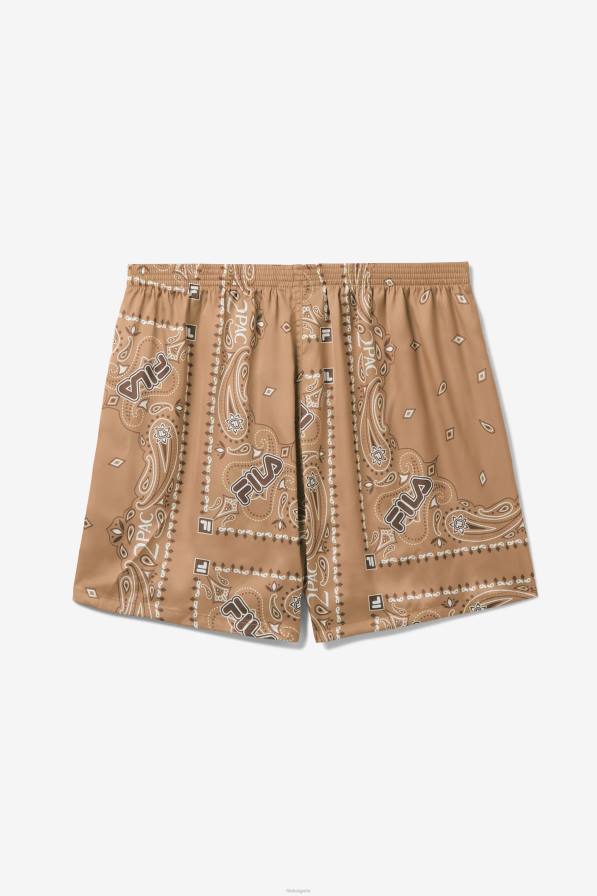 2HNL962 тютюнево кафяво/бяло FILA 2pac бандана с щампа боксерка fila тютюнево кафяво/бяло