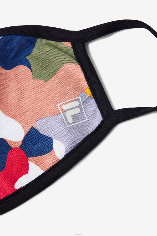2HNL1041 камуфлаж на дъгата FILA многоцветна платнена маска за лице rainbow camo fila