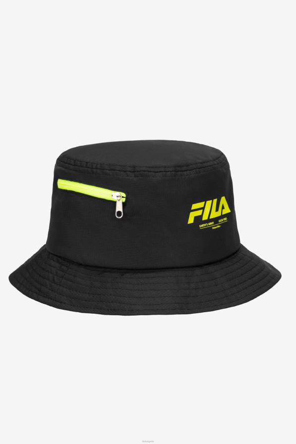 2HNL970 черен FILA черна ripstop шапка fila