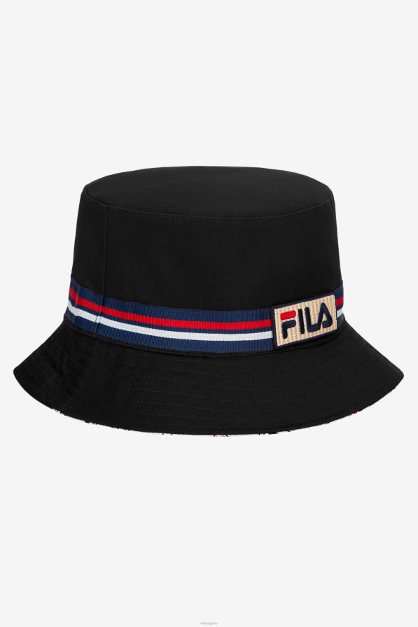 2HNL988 черен FILA черна реверсивна шапка fila