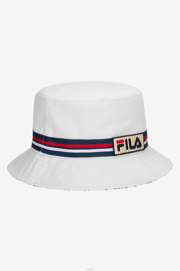 2HNL989 бяло FILA обратима кофа шапка бяла фила